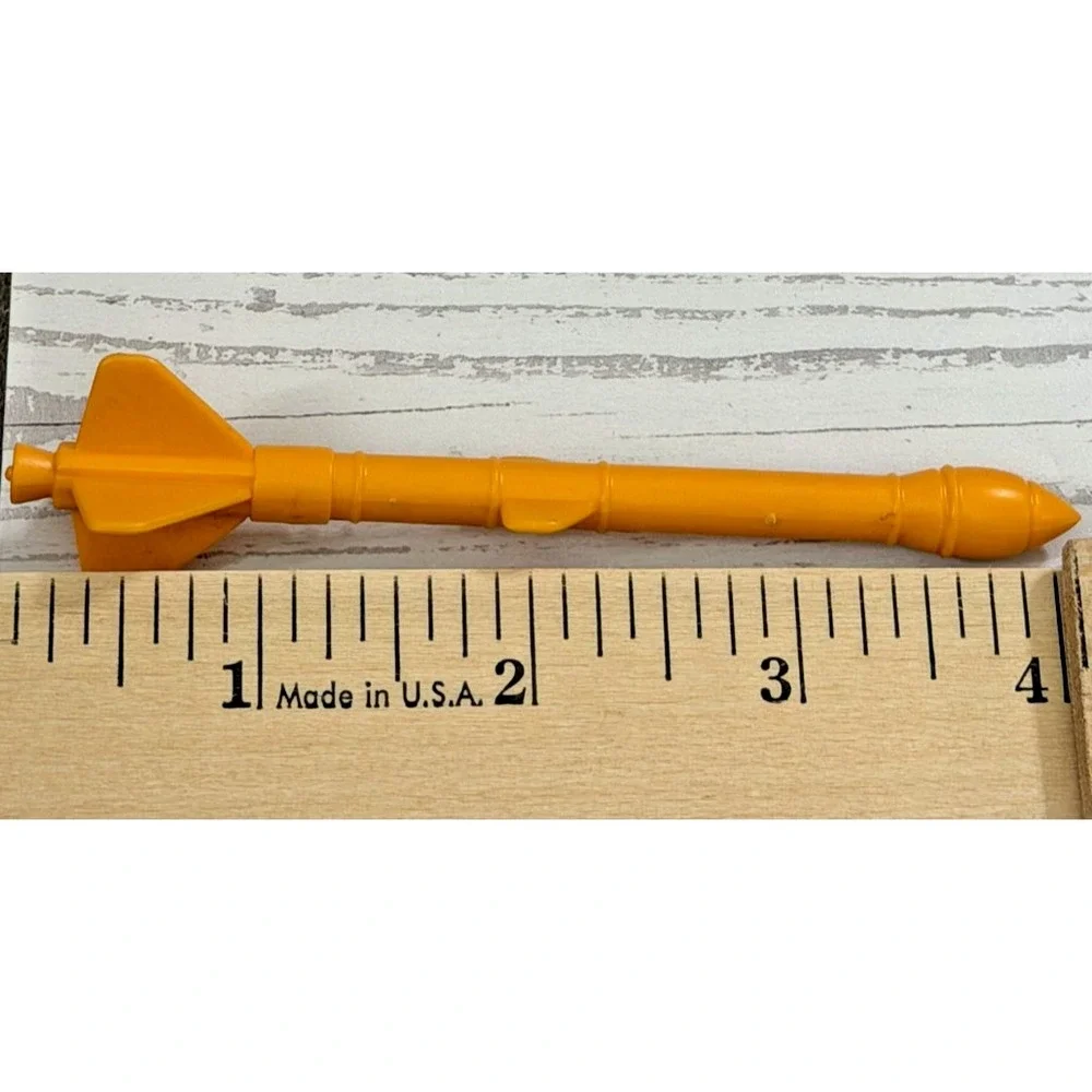 GI Joe‎ Rolling Thunder 4 SIDEWINDER MISSILE SET rocket 1988 vehicle yellow part